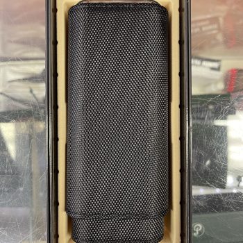 3 cigar black/silver case churchill