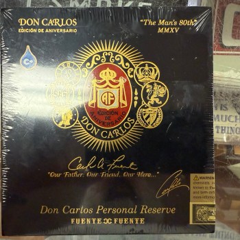 Arturo Fuente Don Carlos Personal Reserve Cigar Box of 5