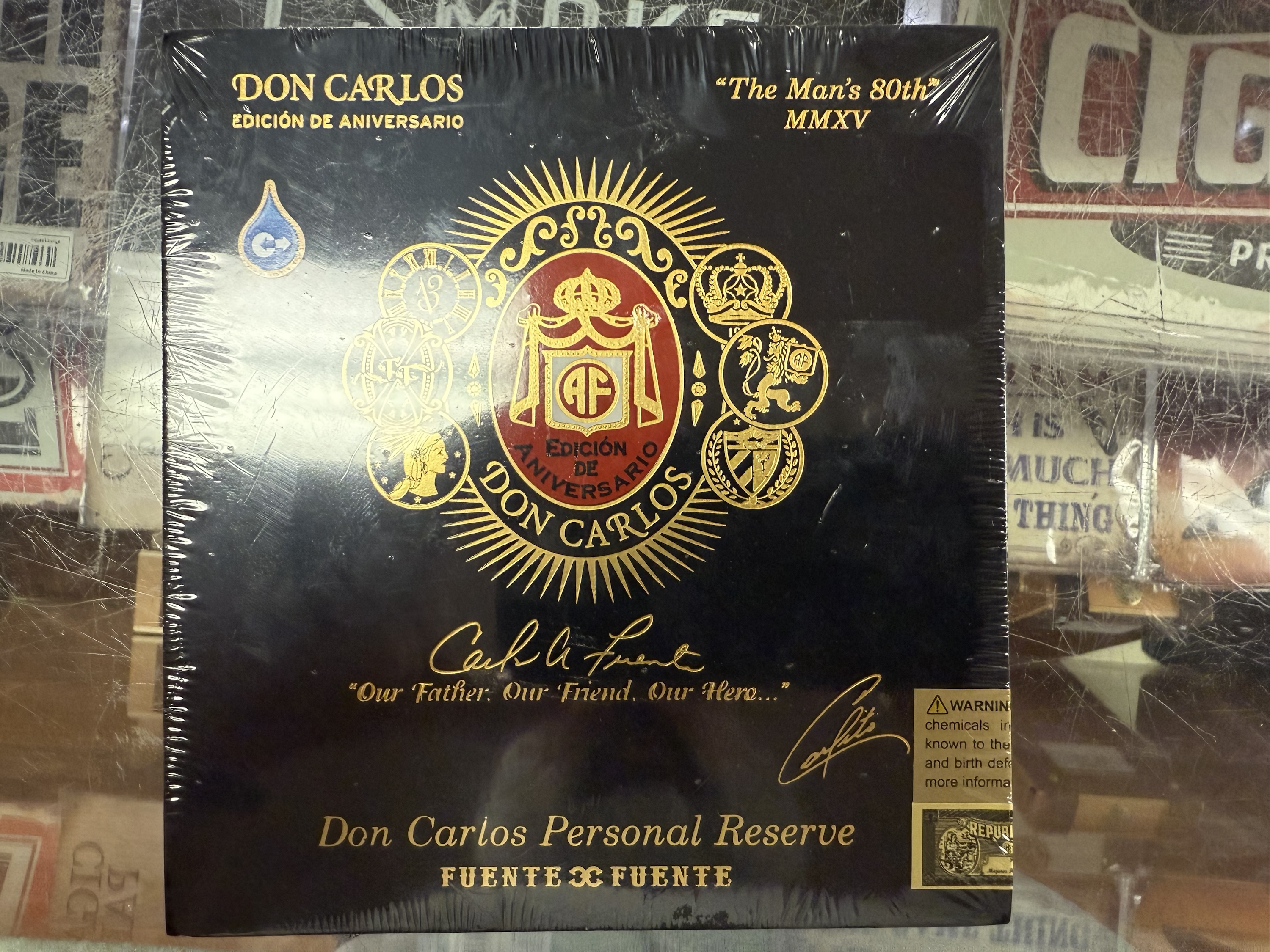 Arturo Fuente Don Carlos Personal Reserve Cigar Box of 5