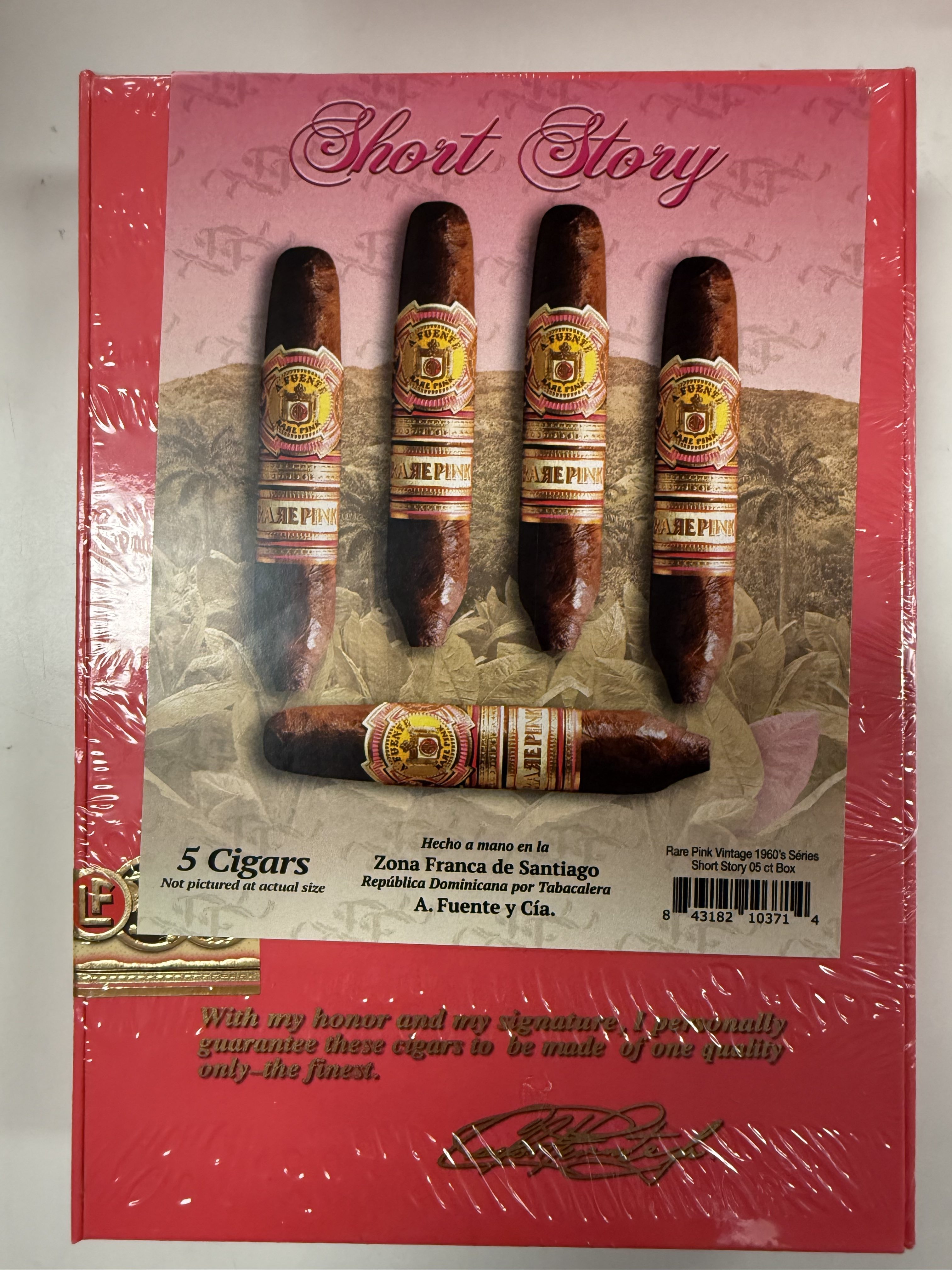 Arturo Fuente Rare Pink Short Story 5 Pack